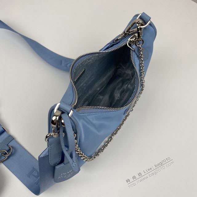 prada女包 普拉達2020新款nylon Hobo手拎包 時尚百搭 prada腋下包 1BH204 Prada單肩斜挎包  pyd2391